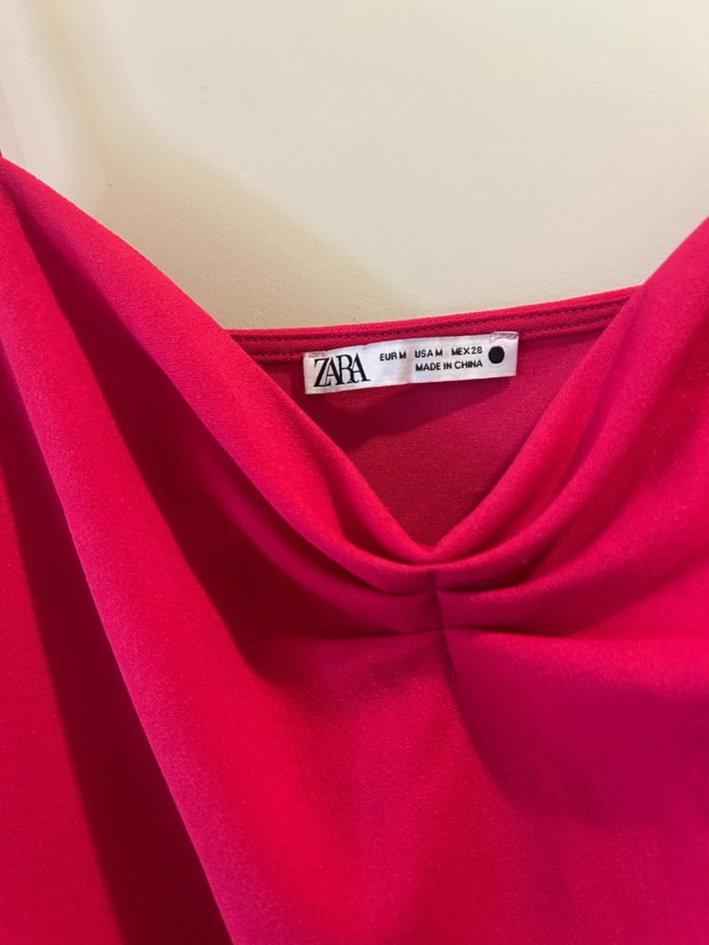 Zara One-Shoulder Dress in Fuchsia